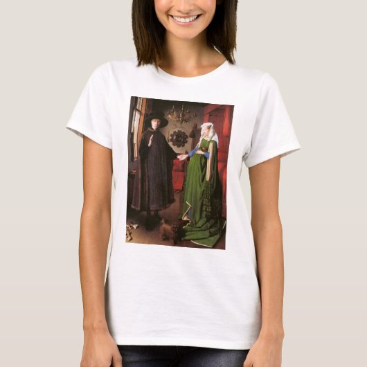 Portret van Giovanni Arnolfini en zijn vrouw T-shirt (Voorkant)
