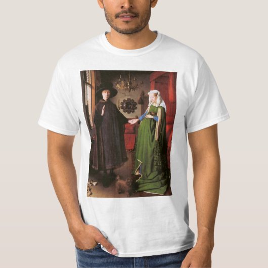 Portret van Giovanni Arnolfini en zijn vrouw T-shirt (Voorkant)