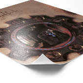 Portret van Giovanni Arnolfini & Wife (details) Foto Afdruk (Hoek)