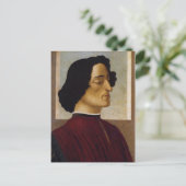 Portret van Giuliano de' Medici Briefkaart (Staand voorkant)