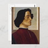 Portret van Giuliano de' Medici Briefkaart (Voorkant / Achterkant)