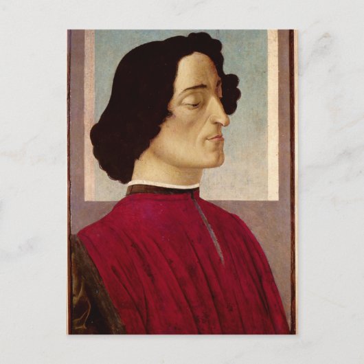 Portret van Giuliano de' Medici c.1480 Briefkaart (Voorkant)