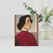 Portret van Giuliano de' Medici c.1480 Briefkaart (Staand voorkant)