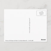 Portret van Giuliano de Medici door Botticelli Briefkaart (Achterkant)