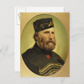 Portret van Giuseppe Garibaldi Briefkaart (Voorkant / Achterkant)