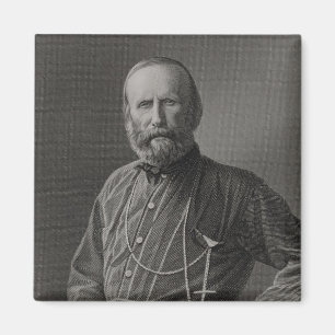 Portret van Giuseppe Garibaldi Magneet