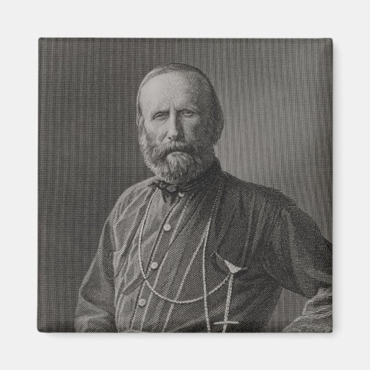 Portret van Giuseppe Garibaldi Magneet (Voorkant)