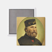 Portret van Giuseppe Garibaldi Magneet (Voorkant / Achterkant)