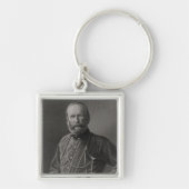 Portret van Giuseppe Garibaldi Sleutelhanger (Voorkant)