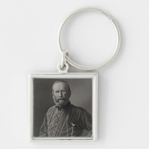 Portret van Giuseppe Garibaldi Sleutelhanger