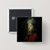 Portret van Giuseppe Marchi 1753 Vierkante Button 5,1 Cm (Voorkant /achterkant)