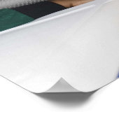 Portret van glimlachende kinderen in de auto poster (Hoek)