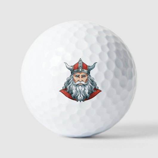 Portret van God Odin Golfballen (Voorkant)