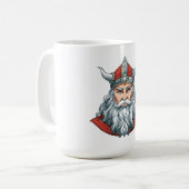Portret van God Odin Koffiemok (Voorkant links)