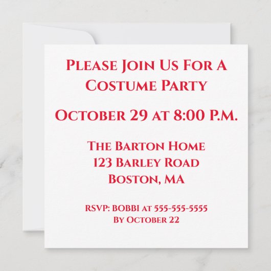 Portret van Godin Athena Kaart (Achterkant)