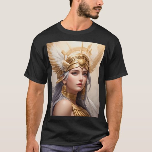 Portret van Godin Athena T-shirt (Voorkant)