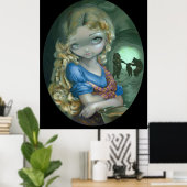 Portret van Goldilocks ART PRINT Beer Dance (Thuiskantoor)