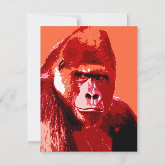 Portret van Gorilla Aankondigingen (Voorkant)