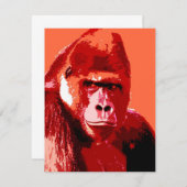 Portret van Gorilla Aankondigingen (Voorkant / Achterkant)