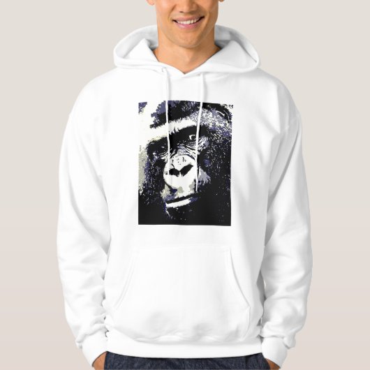 Portret van Gorilla Hoodie - Gorilla Shirten (Voorkant)