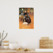 Portret van Gothilda Furstenberg Poster (Keuken)