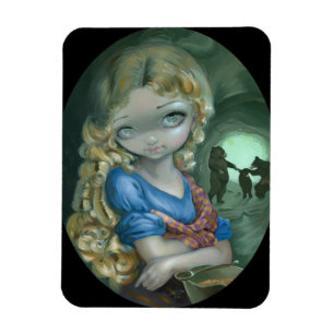 "Portret van Goudlokje" Flex Magnet Magneet