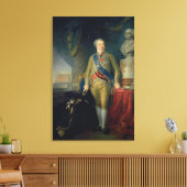 Portret van graaf Alexander Kurakin, 1802 Canvas Afdruk (Insitu (Woonkamer))