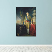 Portret van graaf Alexander Kurakin, 1802 Canvas Afdruk (Insitu (Houten vloer))