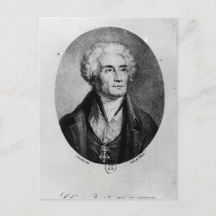 Portret van graaf Joseph de Maistre Briefkaart