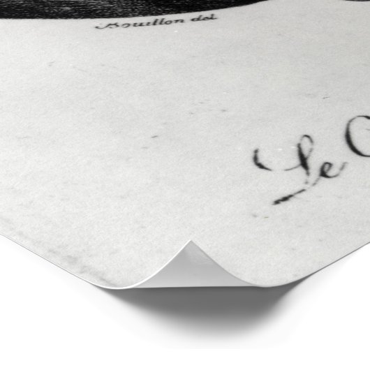 Portret van graaf Joseph de Maistre Poster (Hoek)