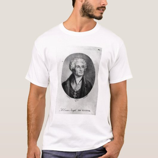 Portret van graaf Joseph de Maistre T-shirt (Voorkant)