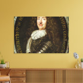 Portret van Graaf Roger Bussy de Rabutin Canvas Afdruk (Insitu (Woonkamer))