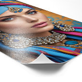 Portret van Grace Foto Afdruk (Hoek)