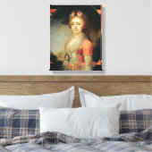Portret van Grand Duchess Alexandra, c.1798 Canvas Afdruk (Insitu (Slaapkamer))