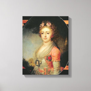 Portret van Grand Duchess Alexandra, c.1798 Canvas Afdruk
