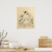 Portret van Grand Duchess Olga Nikolaevna, 1846 Poster (Keuken)