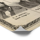 Portret van Greenleaf, Minnesota Poster (Hoek)