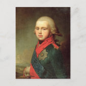 Portret van Groothertog Konstantin Pavlovitsj Briefkaart (Voorkant)
