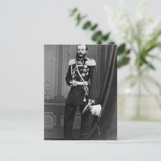 Portret van Groothertog Michael Nikolajevitsj Briefkaart (Staand voorkant)