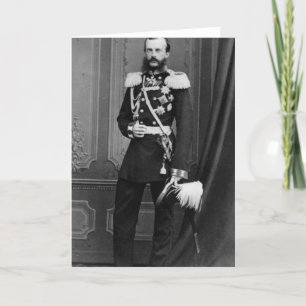 Portret van Grote Hertog Michael Nikolaevich Kaart