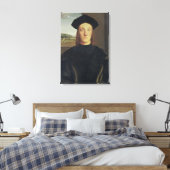 Portret van Guidobaldo da Montefeltro, hertog van  Canvas Afdruk (Insitu (Slaapkamer))