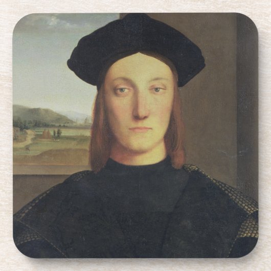 Portret van Guidobaldo da Montefeltro, hertog van  Drankjes Onderzetter (Voorkant)