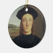 Portret van Guidobaldo da Montefeltro, hertog van Keramisch Ornament (Links)