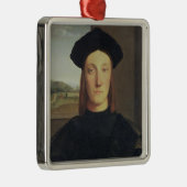 Portret van Guidobaldo da Montefeltro, hertog van  Metalen Ornament (Rechts)