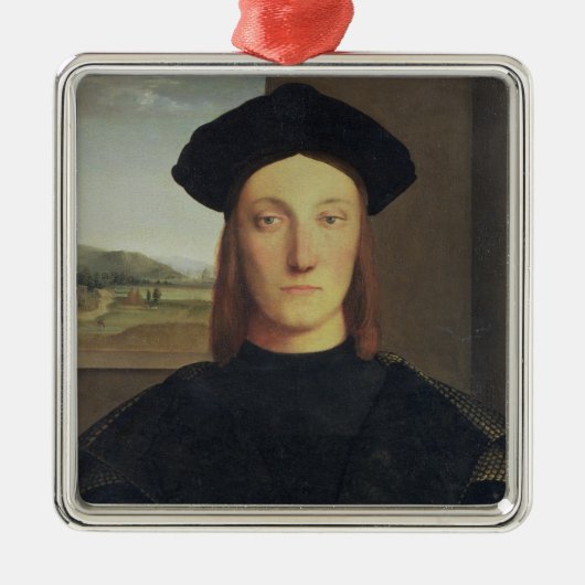 Portret van Guidobaldo da Montefeltro, hertog van  Metalen Ornament (Voorkant)