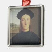 Portret van Guidobaldo da Montefeltro, hertog van  Metalen Ornament (Links)