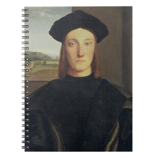 Portret van Guidobaldo da Montefeltro, hertog van  Notitieboek (Voorkant)