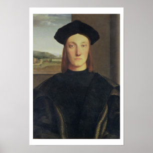 Portret van Guidobaldo da Montefeltro, hertog van  Poster
