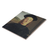 Portret van Guidobaldo da Montefeltro, hertog van  Tegeltje (Zijkant)