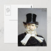 Portret van Guiseppe Verdi door Giovanni Boldini Briefkaart (Voorkant / Achterkant)